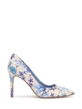 Vince Camuto Savilla Pump in Trellis Blue Floral  Sz: 7.5